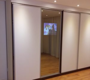 painel de vidro